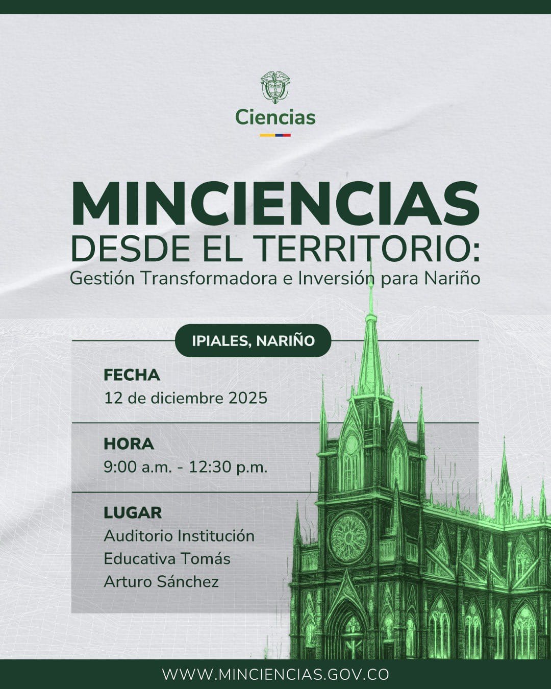 Minciencias desde el territorio