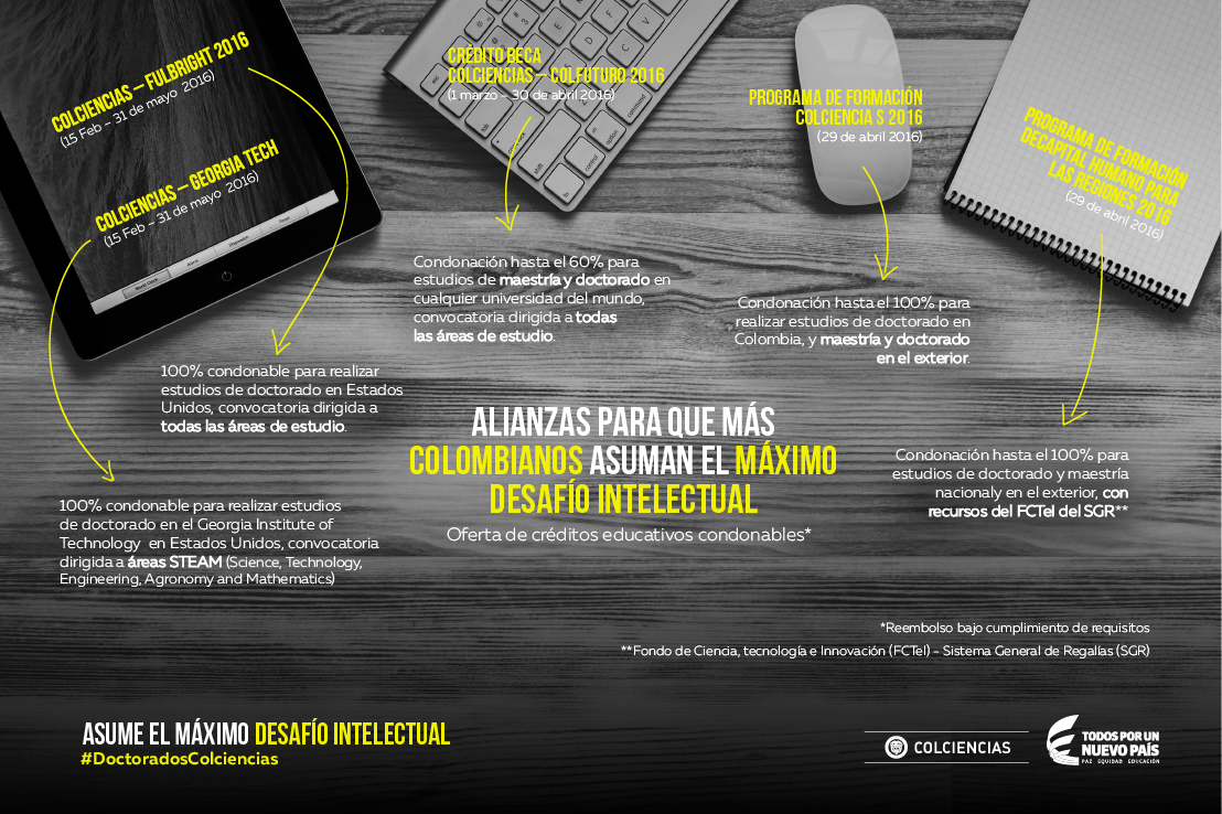Alianzas para que más colombianos asuman el máximo desafío intelectual