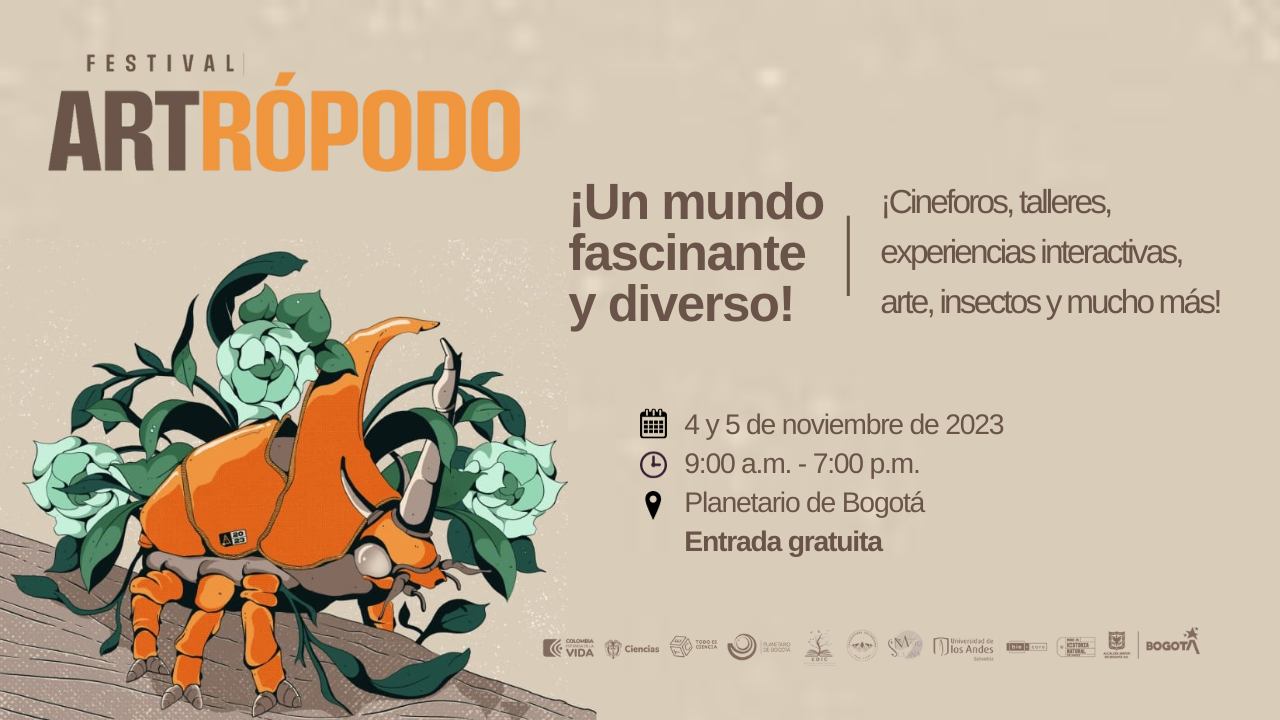 Imagen oficial Festival Artrópodo