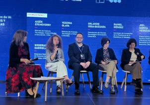 La ministra de CTeI, Yesenia Olaya Requene presentó los avances en la hoja de ruta para el país 