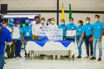 En Guaviare, el Ministerio de Ciencia, Tecnología e Innovación adelantó la entrega de una Unidad de Aislamiento Epidemiológico Portátil (UAEP) a la Secretaría de Salud del departamento como apoyo al plan de vacunación contra el Covid-19.