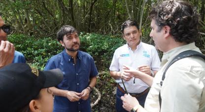 Minciencia participó y acompañó al Instituto Humboldt y  al alcalde Jaime Pumarejo , en la jornada de avistamiento y recorrido de la Ciénaga de Mallorquín en Barranquilla.